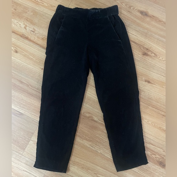 J. Crew black velvet pants, 00 - Picture 1 of 9
